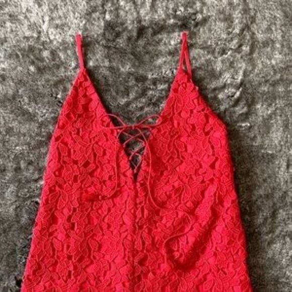 ❤️ NWT! The Jetset Diaries Private Beach Mini Red Dress - Picture 5 of 7